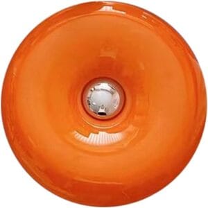 Lampe Donuts Orange LED Tactile Ø30 cm – Verre Design