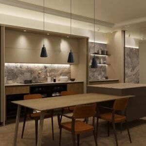 Suspension LED Design Noire 12W – 3000K – Aluminium – Câble 150 cm – LED intégrée