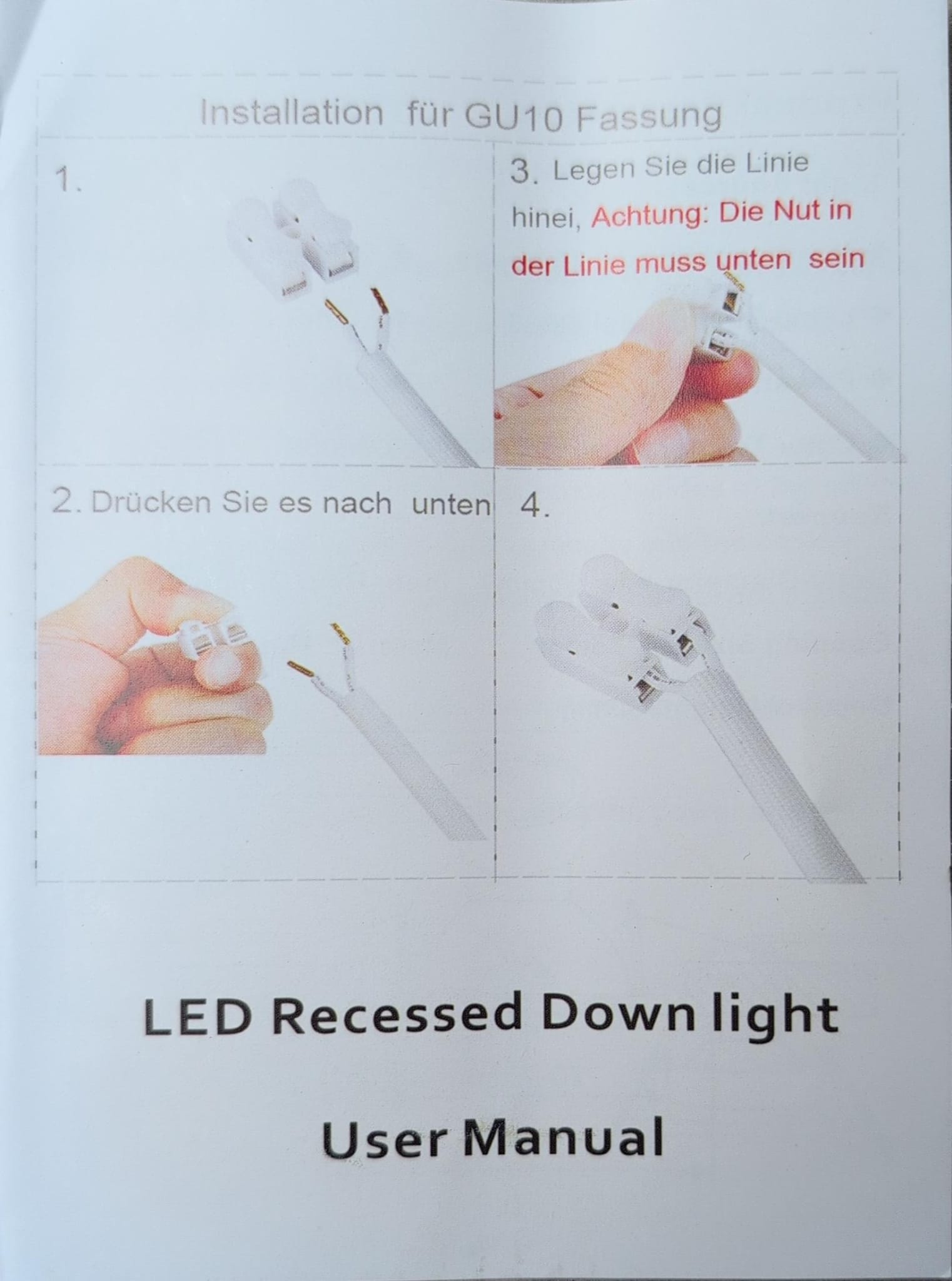 Lot de 6 Spots LED Encastrables GU10 5W 3000K Nickel Satiné – Image 7