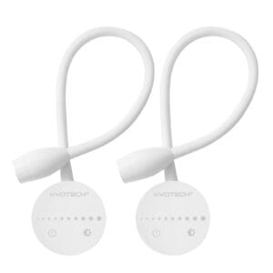 Lot de 2 appliques murales LED orientables blanches 4W – Intensité variable – 3000K à 6000K – Tactiles